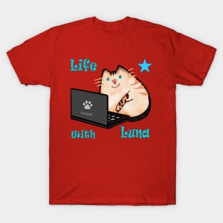 Laptop Cats ComputerTime T-Shirt